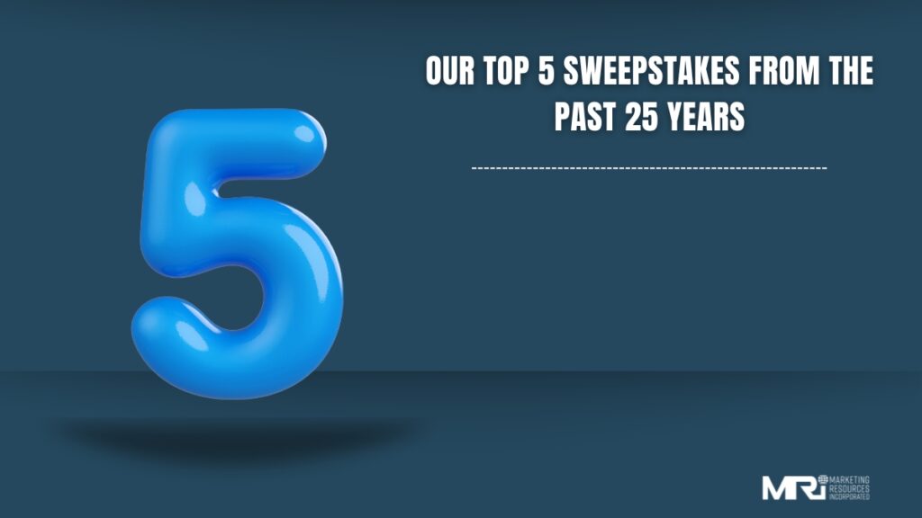 Top 5 Sweepstakes